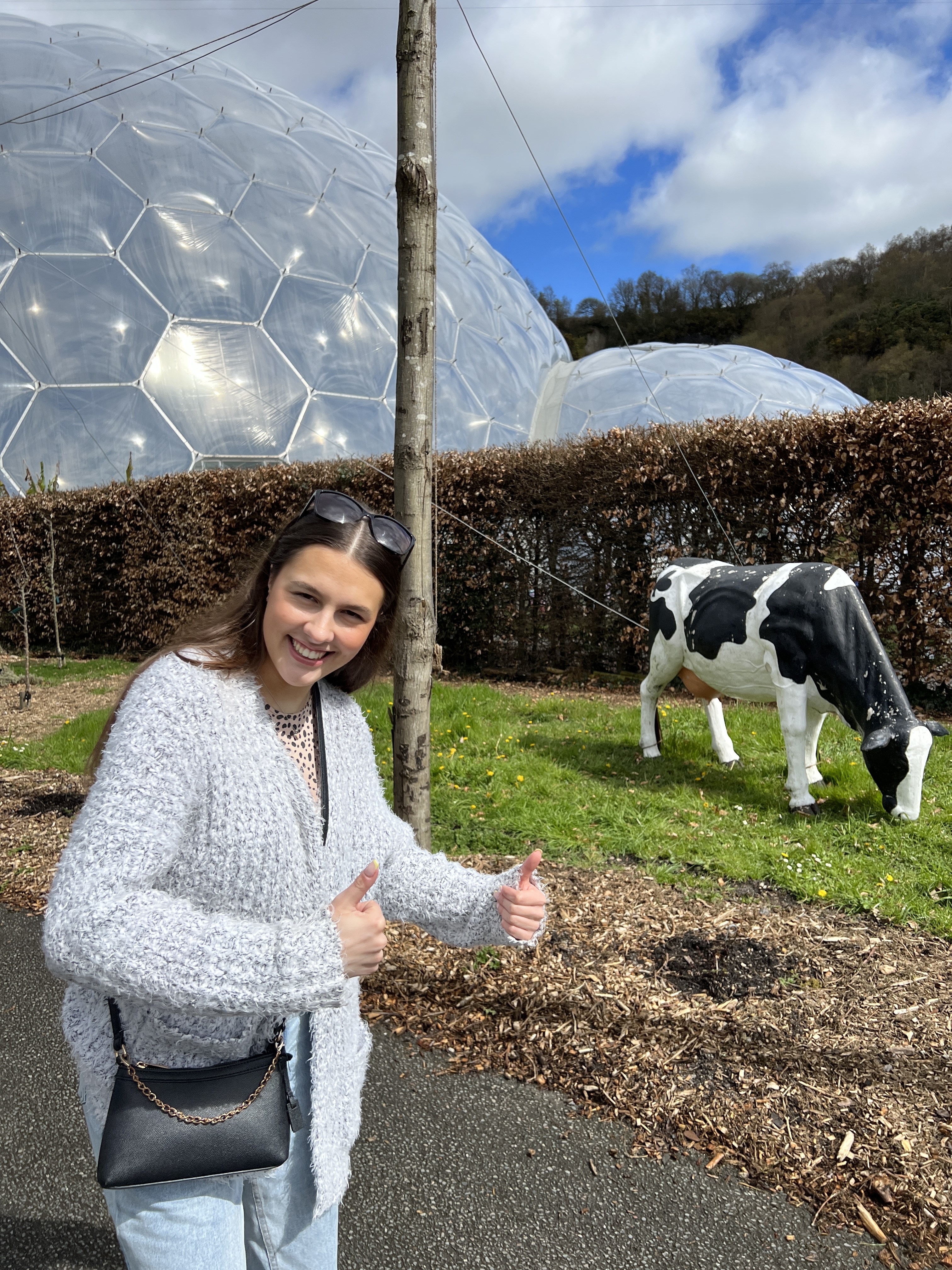 Grace and a cow